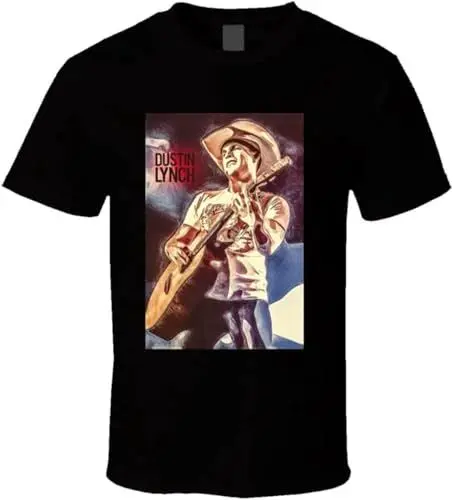 Produktbild: Men t-Shirt Dustin Lynch Fan T-Shirt Men t Shirt Black L