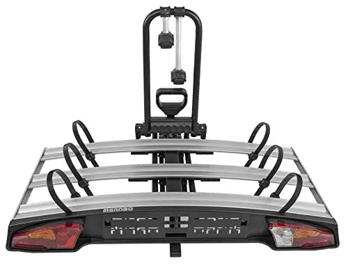 Produktbild: MENABO' Alcor 3 Fahrradträger für die Anhängerkupplung passend für 3 Fahrräder, eBikes od. Fatbikes mit 60 kg Zuladung