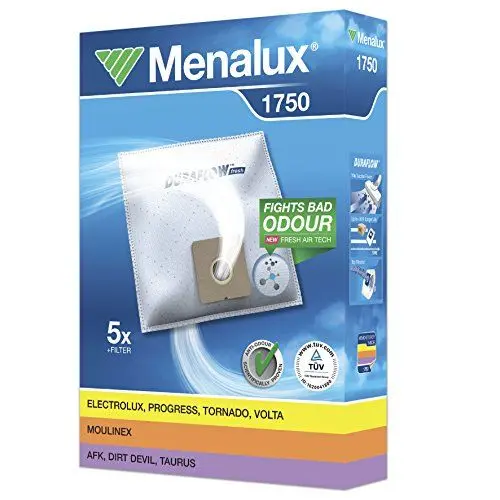 Produktbild: Menalux 9001961383 1750 Staubsaugerbeutel, Duraflow, weiß