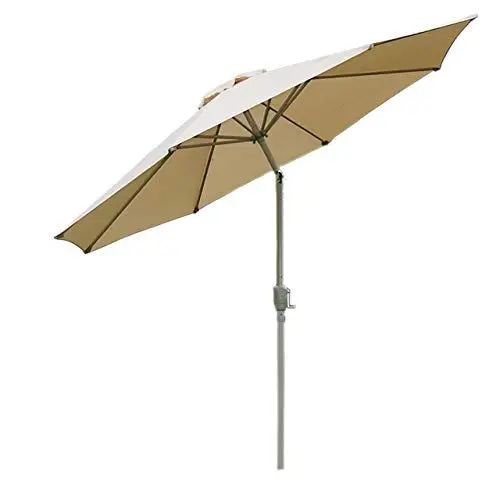 Produktbild: Mendler Sonnenschirm N18, Gartenschirm, Ø 2,7m neigbar Polyester/Alu 5kg - creme