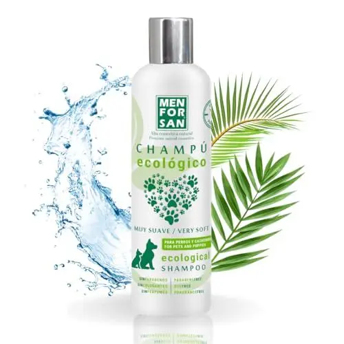 Produktbild: MENFORSAN Ökologisches Shampoo für Hunde und Welpen 300 ml, 100% biologisch abbaubare Inhaltsstoffe
