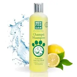 Produktbild: Menforsan Anti-Schuppen-Shampoo für Hunde | Bekämpft Schuppen und Hautschuppung | Zitrone | Weiches und glänzendes Fell | Reinigende und tonisierende Wirkung | 300 ml