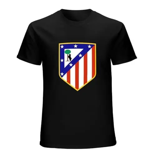 Produktbild: Men's Atletico Madrid Customized Cool O Neck Short Sleeve T-Shirt Black S