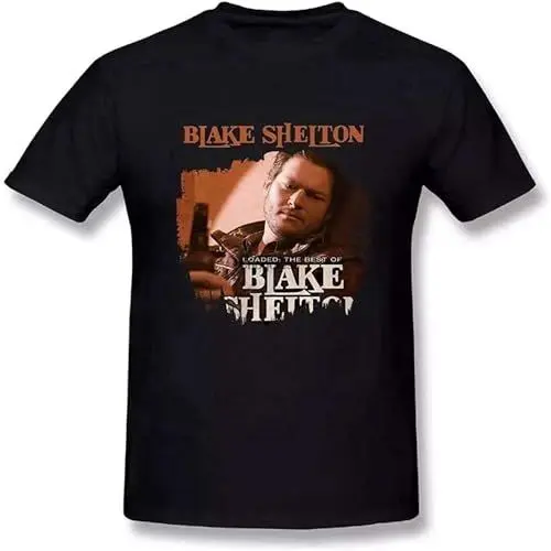 Produktbild: Men's Blake Shelton Loaded The Best of Blake Shelton Cotton T Shirts Black Size XL