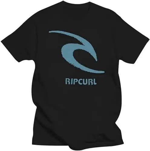 Produktbild: Mens Clothing Rip Tee Curl Threaded Pullover Men's Crewneck T-Shirt Short Sleeve Top Unisex Pure Cotton Tee Black M