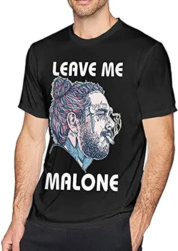 Produktbild: Mens Fashion Rapper Post Leave Me Malone T Shirt Black T-Shirts & Hemden(X-Large)