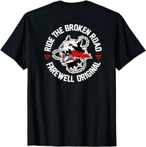 Produktbild: Men's Limited Days Gone Ride The Broken Road - Farewell T-Shirt Black XL