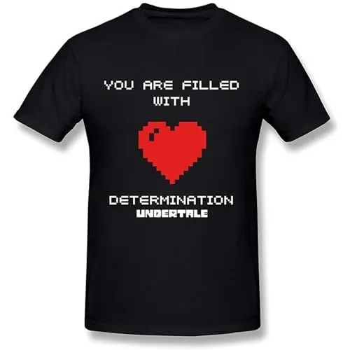 Produktbild: Men's T Shirts Undertale Black Size M