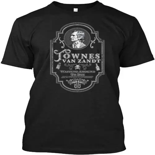 Produktbild: Men's Townes Van Zandt Waiting Around to Die 1 DMN t-Shirt Black XXXL