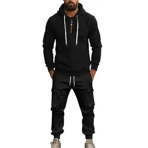Produktbild: Men's Tracksuits,Warmer Jogginganzug Herren Winter,Herren Overall,Anzug,Set Herren,Jogginghose,Weste Herren Anzug,Jogginghose Herren 6XL,Men's Activewear,samt Anzug Herren,Tracksuits