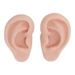 Produktbild: Menschliches Ohr-Modell, 1 Paar Weiches Silikon-Simulations-Ohr-Modell, Flexibles Künstliches Ohr, Realistische Körperteile für Piercing-Übungen, Ohrringe, Schmuck-Display(2#)
