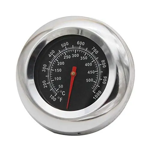 Produktbild: MENSI BBQ Grill Holzkohle Grill Pit Holz Smoker Temperaturanzeige Grill Pit Thermometer Fahrenheit für Grill Fleisch Kochen Rind Schweinefleisch Lamm