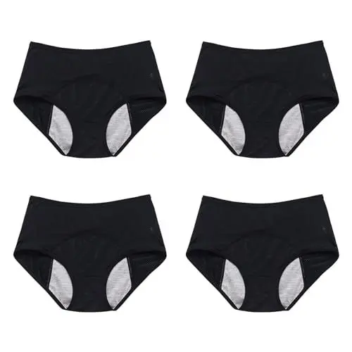 Produktbild: Menstruation Unterhosen Strömungsabsorption Badehose Bikini Hose Perioden Hose zum Schwimmen High Waist Auslaufsichere Postpartum Slips für Periode, Postpartum, Erholung Absorbierend