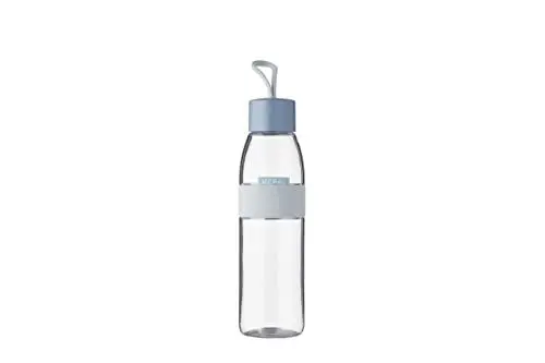 Produktbild: Mepal - Wasserflasche Ellipse - Wiederverwendbare Trinkflasche - Auslaufsichere - Geeignet für kohlensäurehaltige Getränke - BPA-frei - 500 ml - Nordic blue
