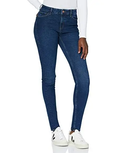 Produktbild: MERAKI Damen Skinny Jeans mit Mittlerem Bund, Indigo, 26W / 32L