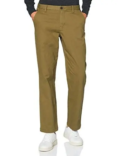 Produktbild: MERAKI Herren Chinos aus Baumwolle, Khakigrün, 38W / 32L