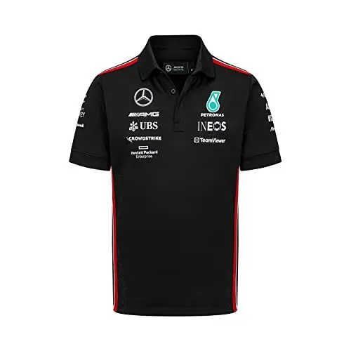 Produktbild: MERCEDES AMG PETRONAS Formula One Team - Team-Polo 2023 - Schwarz - Männer - Größe: XL