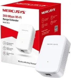 Produktbild: Mercusys ME10 WLAN Verstärker Repeater(Single-Band 300 Mbit/s, App Steuerung, Ethernet-Port, WPS, AP Modus, LED abschaltbar, kompatibel zu Allen WLAN Geräten)