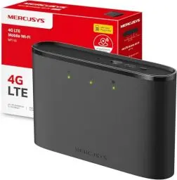Produktbild: Mercusys Mobiler WLAN Router MT110, tragbares WLAN für unterwegs ohne Vertrag, 4G LTE 150 Mbps, Verbindung mit bis zu 10 Geräten, bis zu 10 Stunden Nutzungsdauer