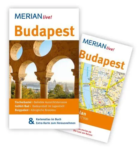 Produktbild: MERIAN live! Reiseführer Budapest: MERIAN live! - Mit Kartenatlas im Buch und Extra-Karte zum Herausnehmen