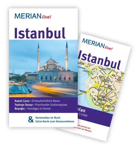 Produktbild: MERIAN live! Reiseführer Istanbul: MERIAN live! - Mit Kartenatlas im Buch und Extra-Karte zum Herausnehmen