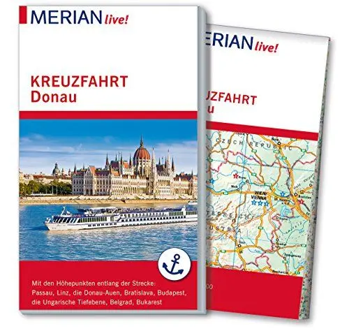 Produktbild: MERIAN live! Reiseführer Kreuzfahrt Donau: Mit Kartenatlas im Buch und Extra-Karte zum Herausnehmen