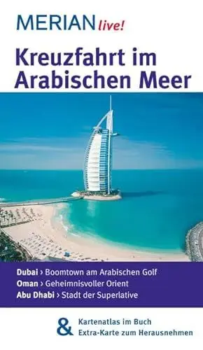 Produktbild: MERIAN live! Reiseführer Kreuzfahrt im Arabischen Meer: MERIAN live! - Mit Kartenatlas im Buch und Extra-Karte zum Herausnehmen