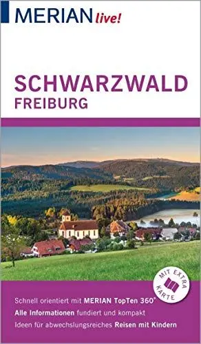 Produktbild: MERIAN live! Reiseführer Schwarzwald Freiburg: Mit Extra-Karte zum Herausnehmen