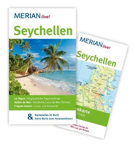 Produktbild: MERIAN live! Reiseführer Seychellen: Mit Kartenatlas im Buch und Extra-Karte zum Herausnehmen