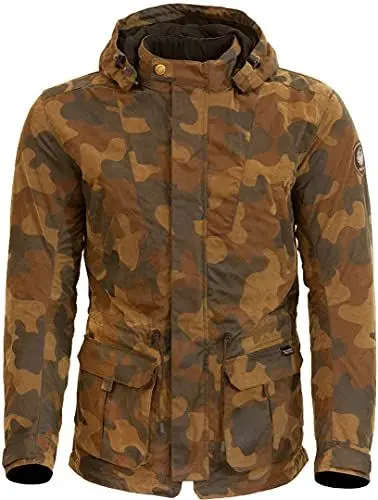 Produktbild: Merlin Belmot Camo Motorrad Wachsjacke (Brown,M)