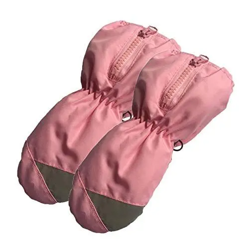 Produktbild: MEROURII Kinder Warme Handschuhe, Fahrradhandschuhe Winddicht Wasserdichte Winterhandschuhe Rutschfester Touchscreen Skihandschuhe, Mädchen Handschuhe, für Kinder 2-5 Jahre