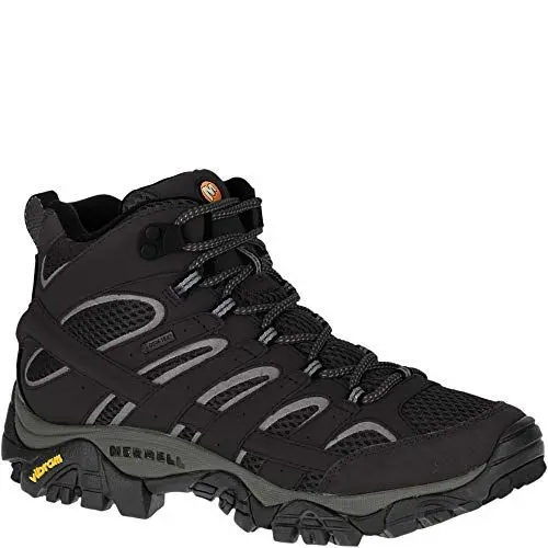 Produktbild: Merrell Damen Moab 2 Mid Gore-tex Trekking- & Wanderstiefel, Schwarz (Black Black), 41 EU
