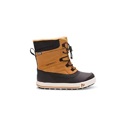 Produktbild: Merrell Jungen ml-b Snow Bank 2.0 Waterpoof Trekking-& Wanderstiefel, Braun (Wheat/Black), 37 EU