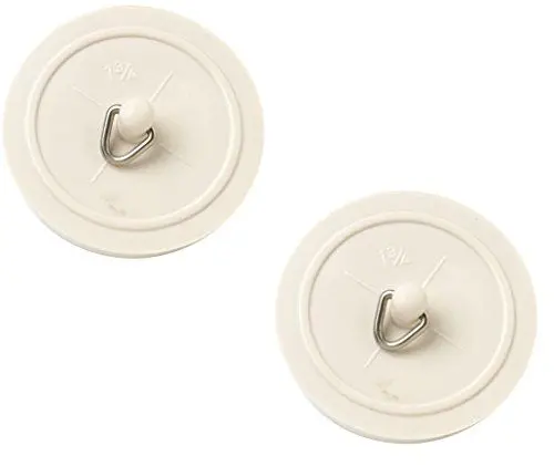Produktbild: Merriway BH03429 45 mm Badewannenstöpsel, Weiß, 2 Stück