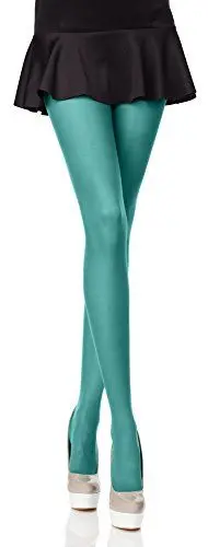 Produktbild: Merry Style Bunte Damen Strumpfhose Mikrofaser 40 DEN (Minze, 4 (40-44))
