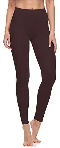 Produktbild: Merry Style Leggings Damen Baumwolle für das ganze Jahr Bequeme Leggings Blickdicht Damen Ideal für Yoga Sport Gym und Freizeit MS10-198 (Braun,XS)