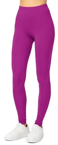 Produktbild: Merry Style Damen Lange Leggings aus Viskose MS10-143 (Fuchsie, 3XL)