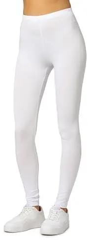 Produktbild: Merry Style Damen Lange Leggings aus Viskose MS10-143 (Weiß, L)