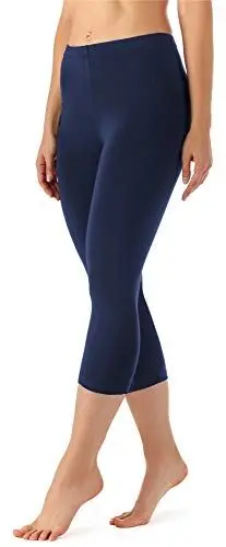 Produktbild: Merry Style Damen Leggings 3/4 Capri Leggings aus Viskose MS10-144 (Dunkelblau, XXL)