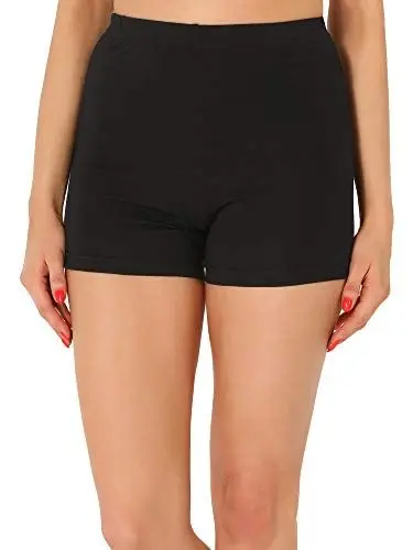 Produktbild: Merry Style Damen Shorts Radlerhose Unterhose Hotpants Kurze Hose Boxershorts aus Viskose MS10-391 (Schwarz,XS)
