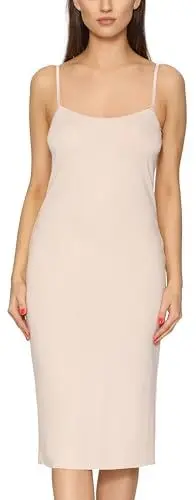 Produktbild: Merry Style Damen Unterkleid Knielänge Petticoat Midi Länge einstellbare Träger MS10-402