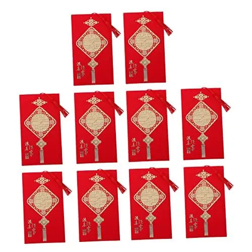 Produktbild: MERRYHAPY 10 Stück Hochzeitseinladungen Romantische Hochzeitskarten Einladungskarten Für Hochzeiten Chinesischer Stil Einladungskarten Hochzeitsfeier Einladungskarten