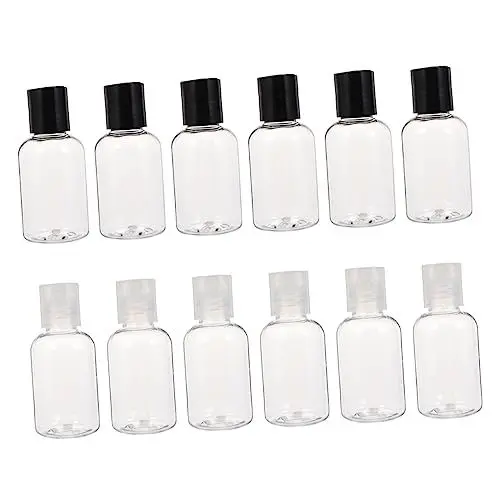 Produktbild: MERRYHAPY 12 Stücke 50ml Reise Make-up Lotion Flaschen Nachfüllbar Creme Jar Praktische Lotion Flasche