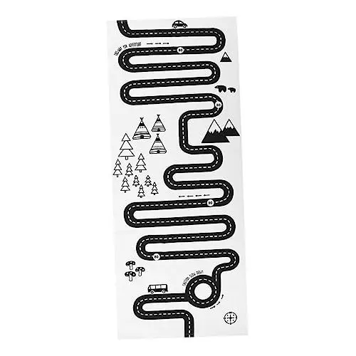 Produktbild: MERRYHAPY 1Stk Klettermatte kinderteppich kinder teppiche kinder spieldecke Kriechmatte spielkissen Spielmatten für den Außenbereich Outdoor+Matte Kinderkarikaturmatte Cartoon-Teppich Weiß