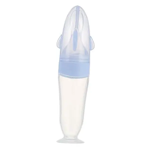 Produktbild: MERRYHAPY 1Stk Reis-Müsli-Flasche Futterspender für Reisgetreide Futterautomat für Babynahrung spoon bottle milch flasche babynahrungszubereiter Getreidefütterung Reis-Getreide-Feeder