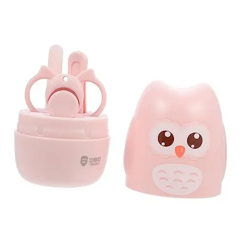 Produktbild: MERRYHAPY 1 Satz Nagelknipser-set Kinderanzug Schere Für Kleinkinder -nagelknipser-kit Babyanzüge Nagelknipser Für Kinder Nagelfeile Für Kleinkinder Senior Nagelknipser -kit Rosa Abs