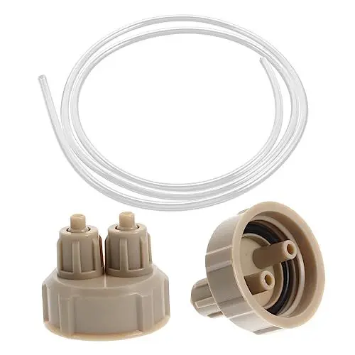 Produktbild: MERRYHAPY Aquarium Reaktor Mit Flaschenverschlüssen Für DIY Generatoren Kohlendioxidreaktor Passend Für Plastikflaschen Aquariumzubehör
