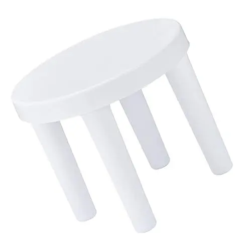 Produktbild: MERRYHAPY Kunststoffhocker Für Bad Mit Rutschfester Oberfläche Niedriger Sitzhocker Für Toilette Leicht Tragbar Und Robust