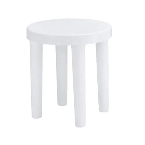 Produktbild: MERRYHAPY Badezimmerhocker Kleiner Hocker Fußhocker Für Badezimmer Möbel Aus Nicht-plastischem Kunststoff