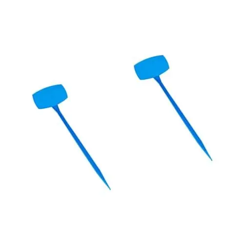 Produktbild: MERRYHAPY 20 Stk Blumenetikett Etiketten Für Gartenbäume Pflanzenetiketten Pflanzenschild Wetterfester Pflanzenmarker Etiketten Für Pflanzenpfähle Wetterfeste Pflanzenmarker Topfmarker Blue